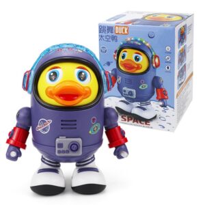 fewoBaby-Duck-Toy-Musical-Interactive-Toy-Electric-with-Lights-and-Sounds-Dancing-Robot-Space-Elements-for