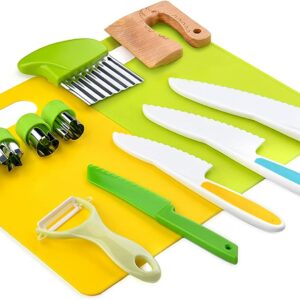 qcwp13-Pieces-Montessori-Kitchen-Tools-for-Toddlers-Kids-Cooking-Sets-Real-Toddler-Safe-Knives-Set-for