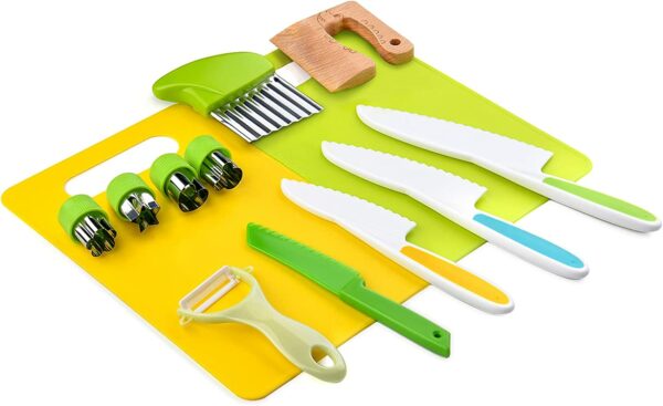 qcwp13-Pieces-Montessori-Kitchen-Tools-for-Toddlers-Kids-Cooking-Sets-Real-Toddler-Safe-Knives-Set-for